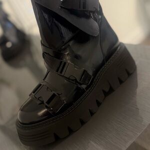 Black Women's Platform Boots